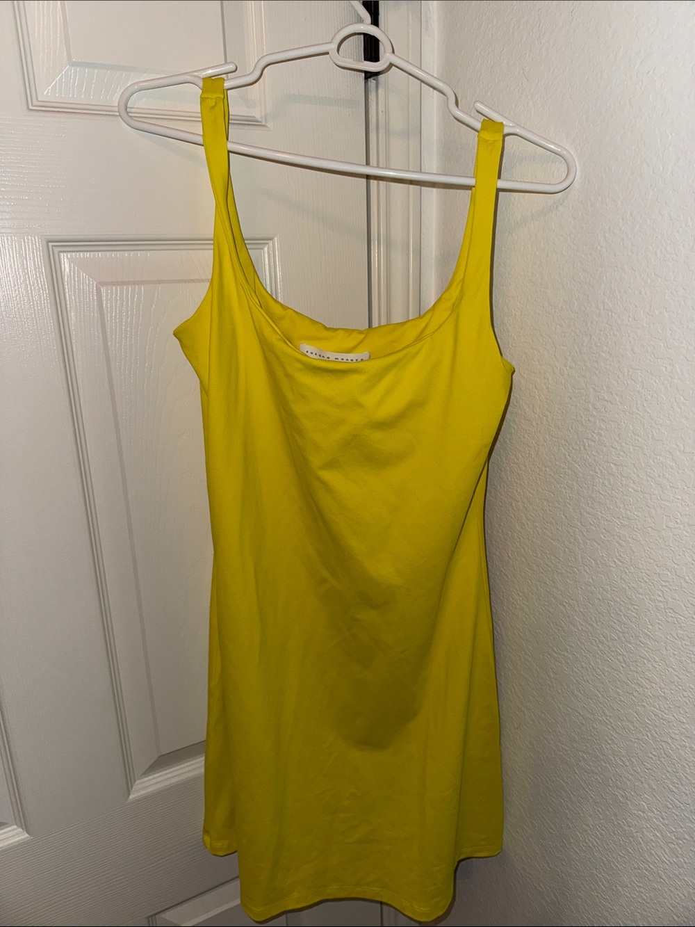 Susana Monaco Bright Yellow Mini Dress - Picture 2 of 3